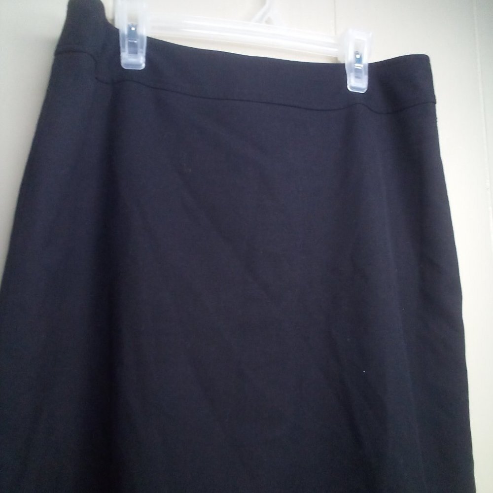 Ann Taylor Skirt 8 Straight Pencil Business Career Black - Picture 11 of 14